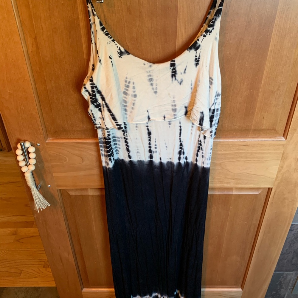 Cotton tie dye maxi